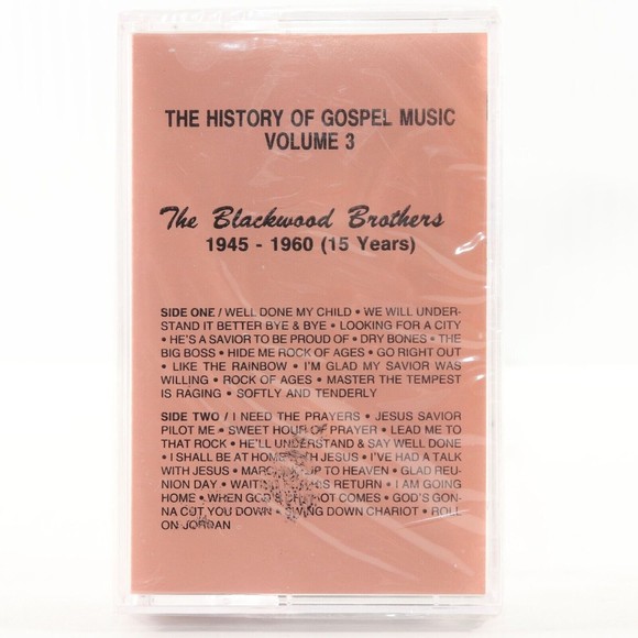 Other - The History of Gospel Music Vol. 3 Blackwood Brothers 1945-60 Cassette Tape NEW